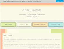 Tablet Screenshot of annhakancounseling.com